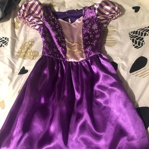 Disney girls rapunzel costume dress